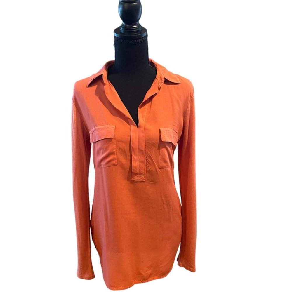Salmon, Long-Sleeved, Tunic